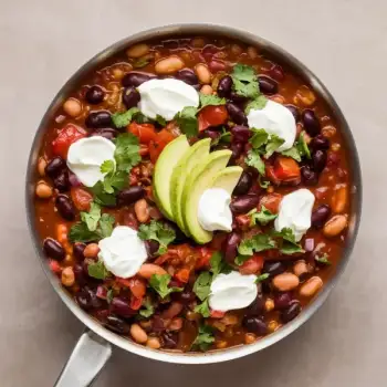 Zesty Bean and Tomato Skillet Chili