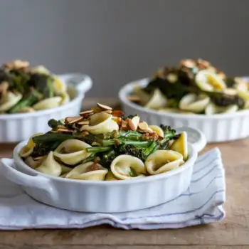 Orecchiette with Broccoli Rabe and Almonds