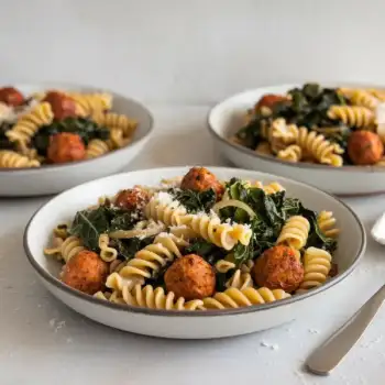 Spicy Sausage and Robust Greens Fusilli