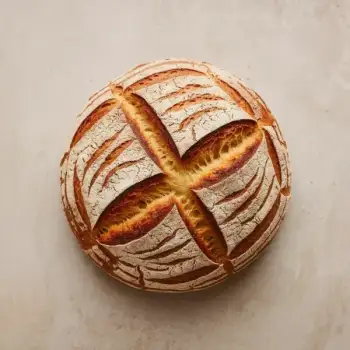 Rustic Country Loaf with a Tangy Twist