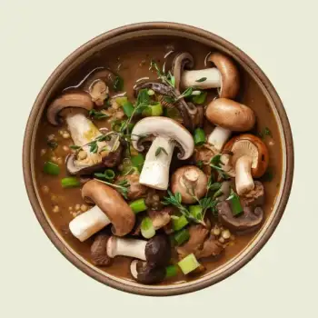 Hearty Millet-Flour Mushroom Gumbo
