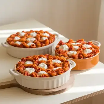 Hearty Tomato and Cheese Baked Pasta