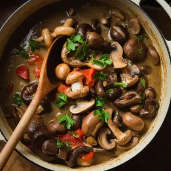 Fresh and Wild Mushroom Stew