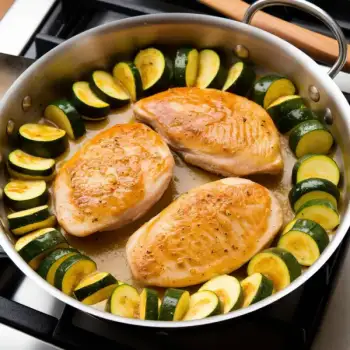 Curried Chicken Breast with Zucchini