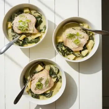 Slow Cooker Spinach-Artichoke Chicken Stew