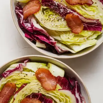 Cabbage with Bacon and Onions