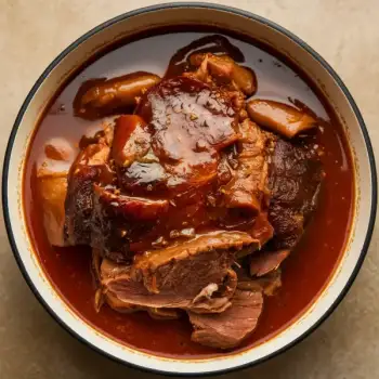 Pork Shoulder Braised with Dried Chiles