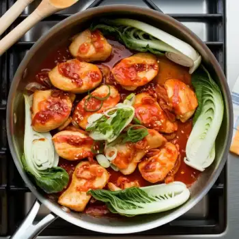Sauteed Kimchi Chicken