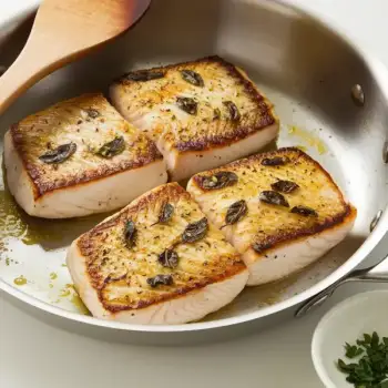Lemon-Basil Halibut Steaks
