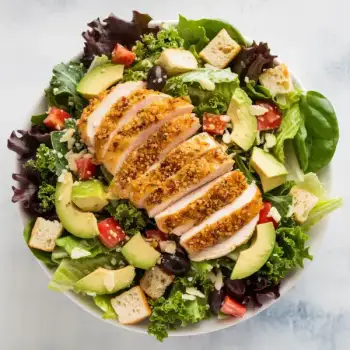 Ultimate Caesar Salad with Garlic-Parmesan Chicken