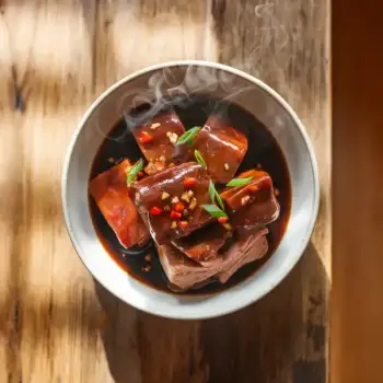 Spicy Braised Pork in Hoisin Sauce