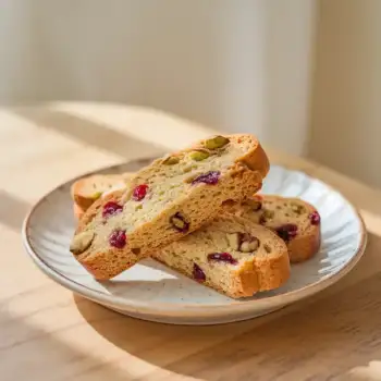 Cranberry Pistachio Biscotti
