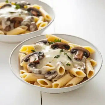 Pasta with Creamy Mushroom Sauce