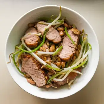 Crispy Pork & Mung Bean Sprout Stir-Fry