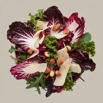 Radicchio Salad with Parmesan and a Balsamic Vinaigrette