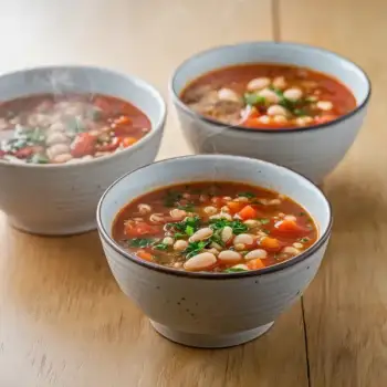 Hearty Quinoa and White Bean Soup