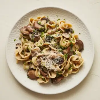 Mushroom Medley Campanelle