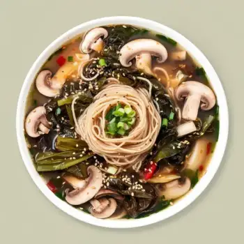 Hearty Mushroom & Herb Noodle Soup