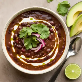 Smoky Black Bean Soup with Chipotle