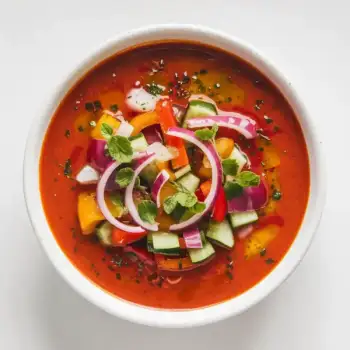Chilled Heirloom Gazpacho with Hand-cut Vegetables
