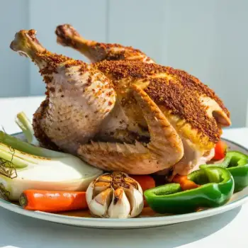 Spatchcock Chicken with Moroccan Seasoning