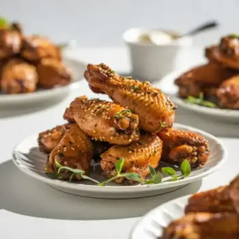 Crispy Garlic Chicken Wings