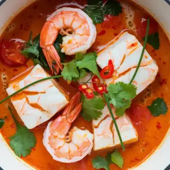 Brazilian Shrimp and Fish Moqueca