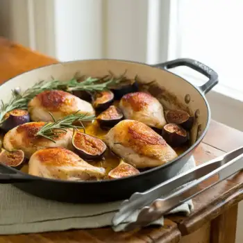 Roasted Chicken with Figs and Rosemary