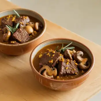 Rustic Dijon Beef and Mushroom Stew