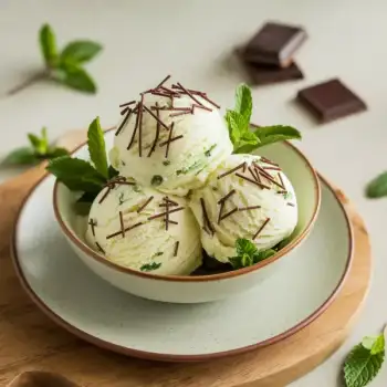 Fresh Mint Stracciatella Ice Cream