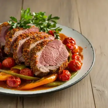 Steve's Leg of Lamb with Harissa