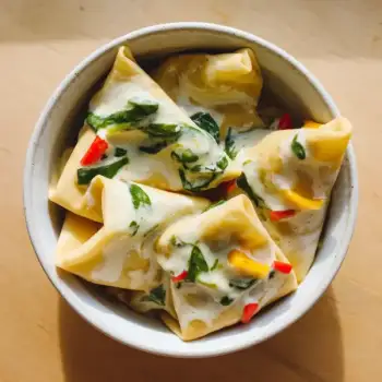Creamy Garlic Yuca Foldovers with Optional Veggie Twists