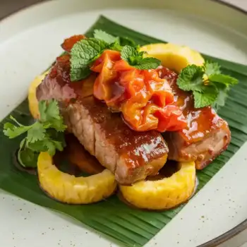 Sweet and Sour Pineapple Pork Delight