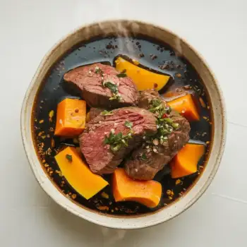 Savory Japanese Beef and Squash Stew
