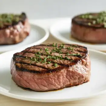 Grilled Sirloin Steak with Herbs