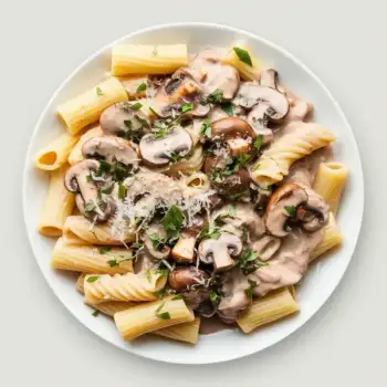 Pasta with Creamy Mushroom Sauce