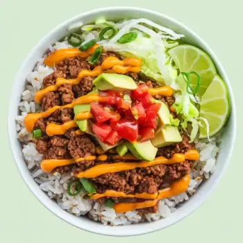 Fusion Taco Rice Bowl