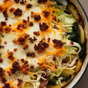 Hearty Polish Cabbage and Potato Bake