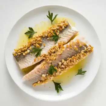Almond-Crusted Trout with Lemon Butter Sauce