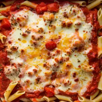 Hearty Tomato and Cheese Baked Pasta