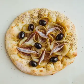Valencian Onion and Anchovy Flatbread (Coca de Cebolla y Anchoas)