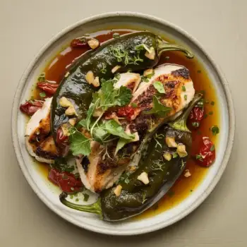 Charred Poblano & Sun-Dried Tomato Chicken Dressing