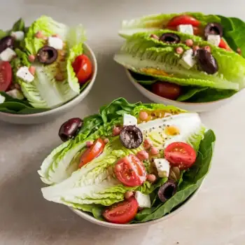 Mediterranean Romaine and Feta Salad