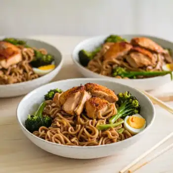 Savory Chicken & Broccolini Rice Noodles