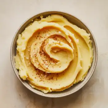 Creamy Golden Mashed Potatoes for Two