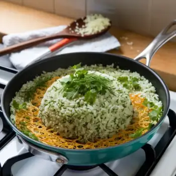 Sabzi Polo with Crispy Tahdig