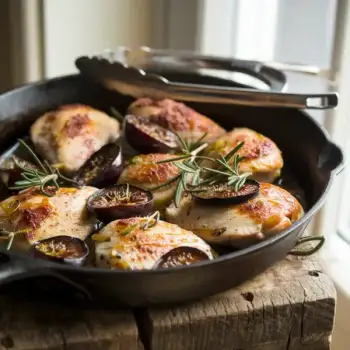 Roasted Chicken with Figs and Rosemary