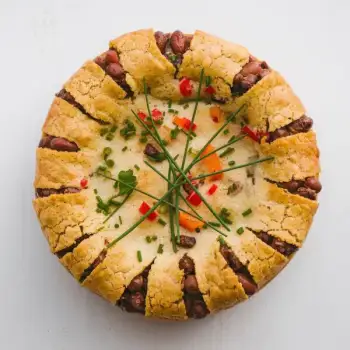 Hearty Beef and Bean Tamale Casserole with Cornbread Crust