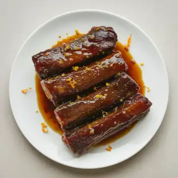 Soy-Orange Glazed Five-Spice Beef Short Ribs