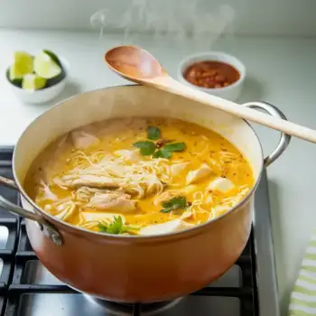 Coconut Curry Chicken Noodle Soup